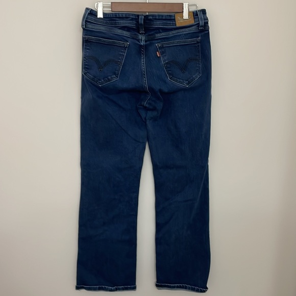 Levi’s Size 12 529 Curvy Bootcut Dark Wash Jeans - Picture 2 of 4